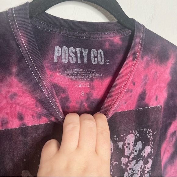 Posty Co Post Malone Hollywood’s Bleeding Tour Tie Dye Unisex T-Shirt - Picture 7 of 7